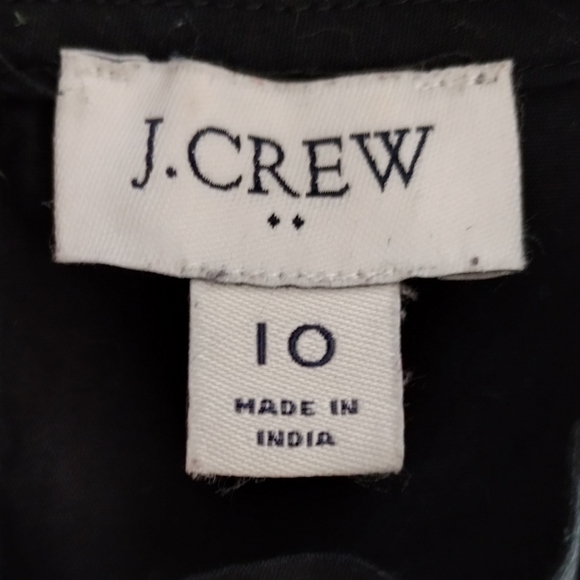 J.Crew Factory Black Tiered Ruffle Midi Dress – Women’s 10 - Picture 4 of 11